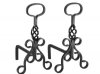 AND-01 Wrought Iron Andirons