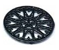 C-33BK Black Cast Enamel Trivet