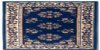 H-20 Blue Rectangular Hearth Rug