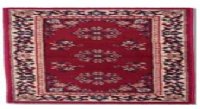 H-32 Burgundy Rectangular Hearth Rug