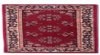 H-32 Burgundy Rectangular Hearth Rug