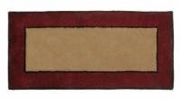 H-64 Berry Rectangular Contemporary Hearth Rug