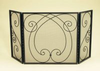 SCR10 Wrought Iron Three-Fold Screen