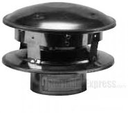 4" P.V. VERTICAL RAIN CAP