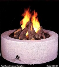 Stucco Base with Burner