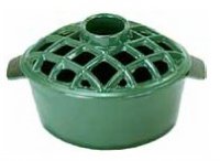 T-50GR Green Cast Enamel Steamer