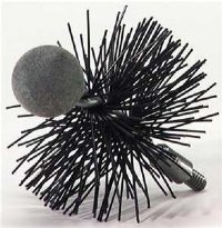 WOR-PS3 Pellet Stove 3" Brush (1/4" Thread)