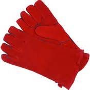 MIN-A12 Red 13" Long Gloves