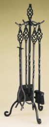 ADM-SET09 Black Wrought Iron Tool Set